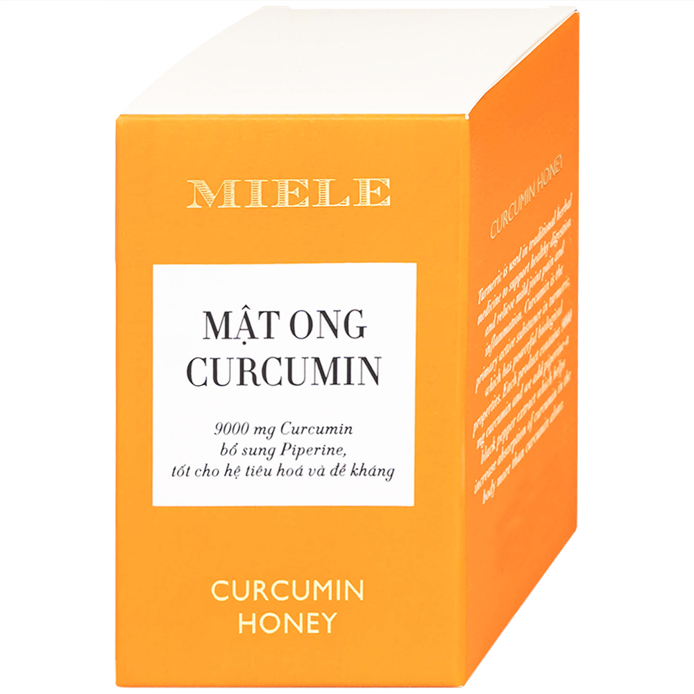 Hình ảnh Mật ong curcumin Miele 250g tốt cho hệ tiêu hóa, hỗ trợ tăng cường đề kháng