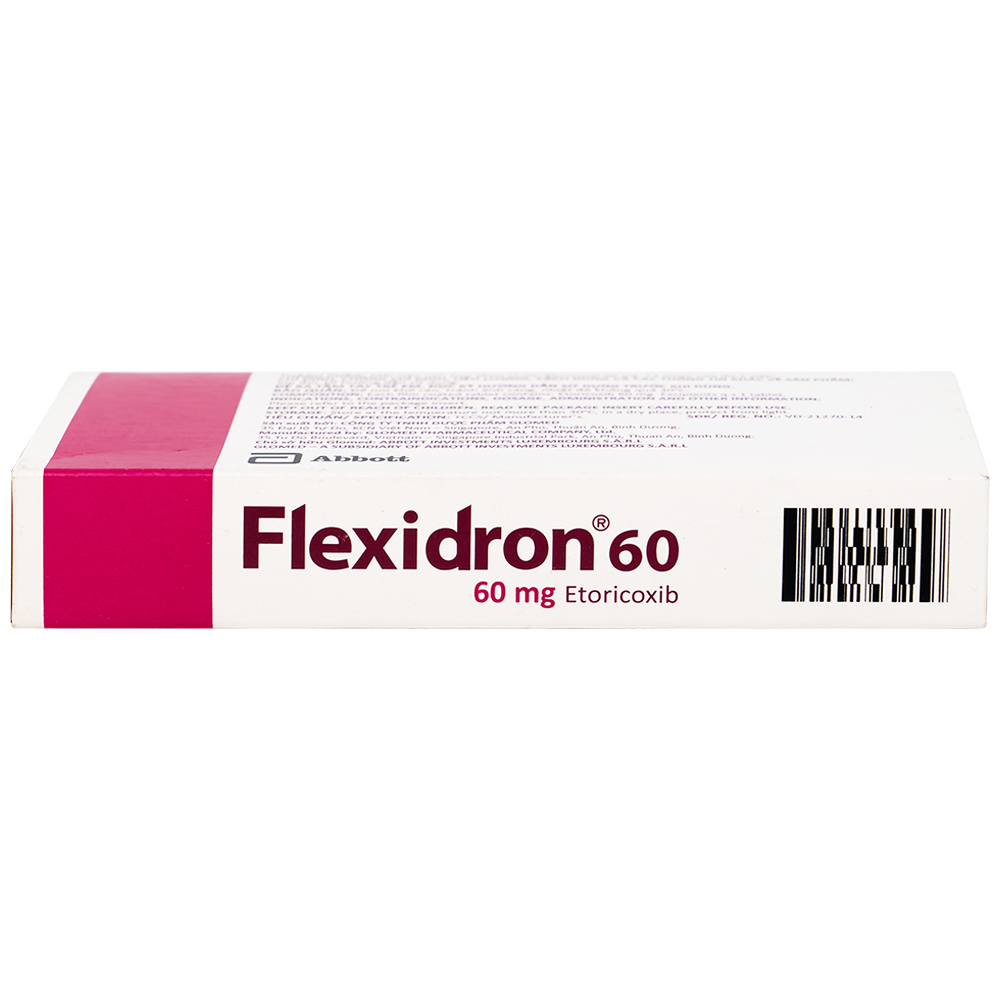 Hình ảnh Thuốc Flexidron 60 Abbott giảm triệu chứng viêm xương khớp, viêm khớp dạng thấp (3 vỉ x 10 viên)