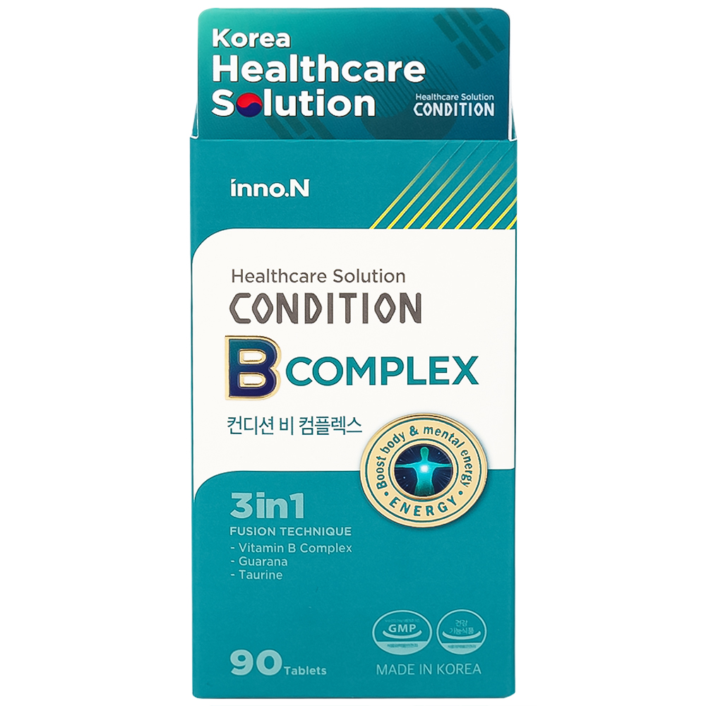 Hình ảnh Thực phẩm bảo vệ sức khỏe Condition BComplex Kolmar hỗ trợ cung cấp năng lượng, giúp cơ thể hồi phục khi mệt mỏi (90 viên)