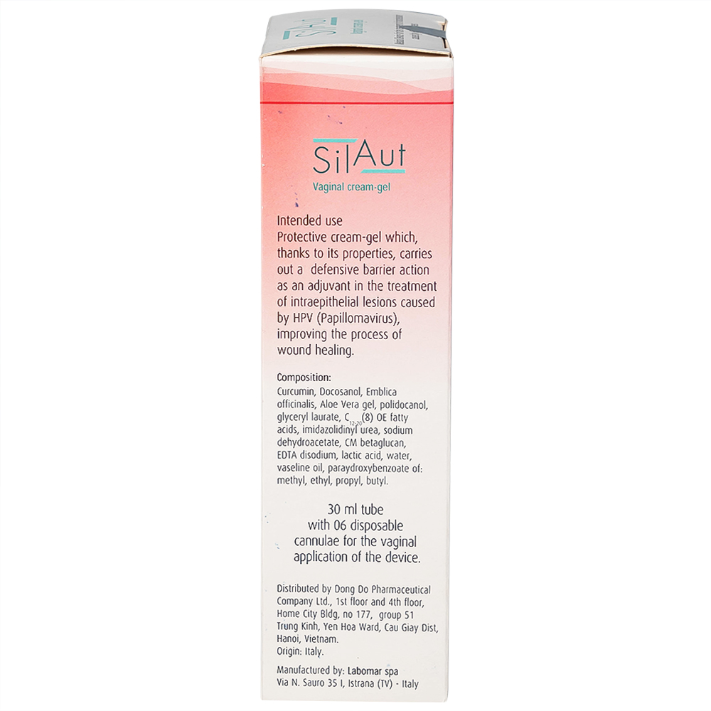 Hình ảnh Kem bôi âm đạo Vaginal Cream-gel Silaut 30ml Labomar