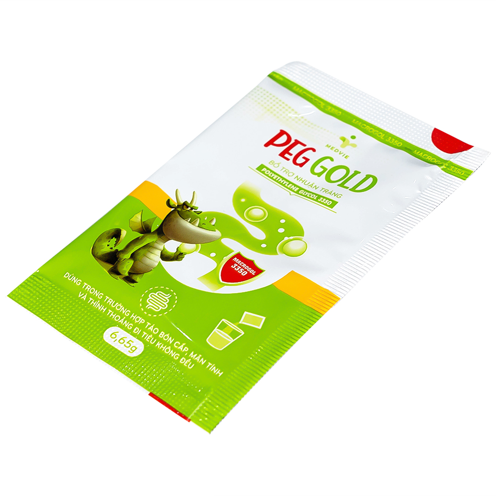 Hình ảnh Bột pha uống Peg Gold Medvie Armephaco bổ trợ nhuận tràng (30 gói)