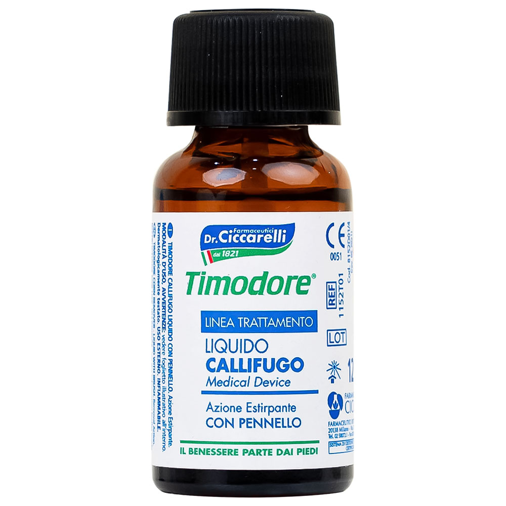 Hình ảnh Dung dịch Timodore Liquido Callifugo Ciccarelli trị mụn cóc, vết chai (12ml)