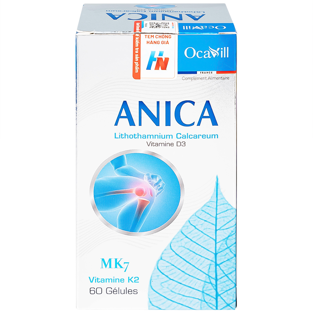 Hình ảnh Viên uống Anica Ocavill bổ sung Canxi và Vitamin D3 (60 viên)