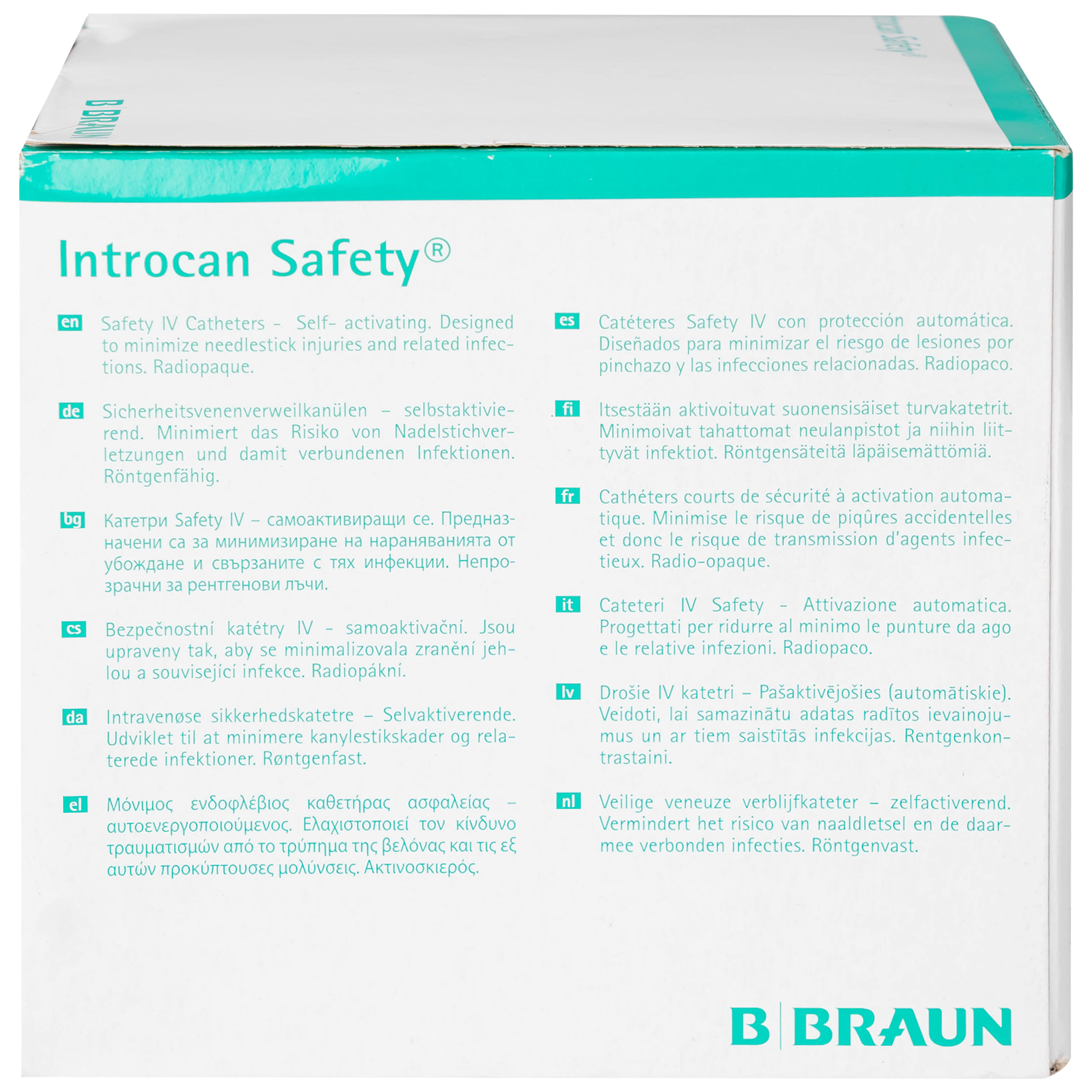 Hình ảnh Kim luồn tĩnh mạch Introcan Safety® 24g B.Braun (50 cái)