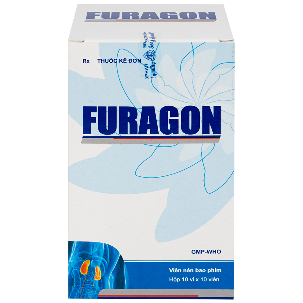 Hình ảnh Thuốc Furagon Mekophar phòng và điều trị suy thận mạn (10 vỉ x 10 viên)