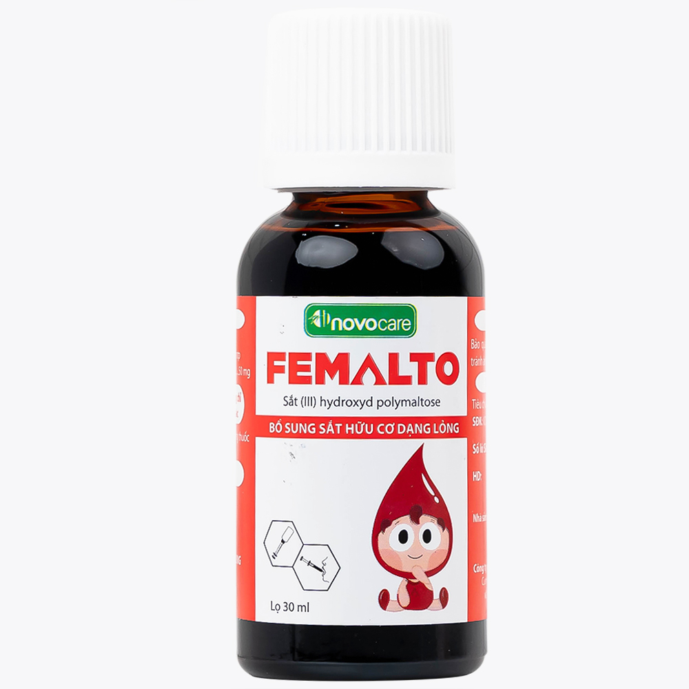 Hình ảnh Dung dịch uống Femalto 30ml CPC1HN bổ sung sắt hữu cơ dạng lỏng