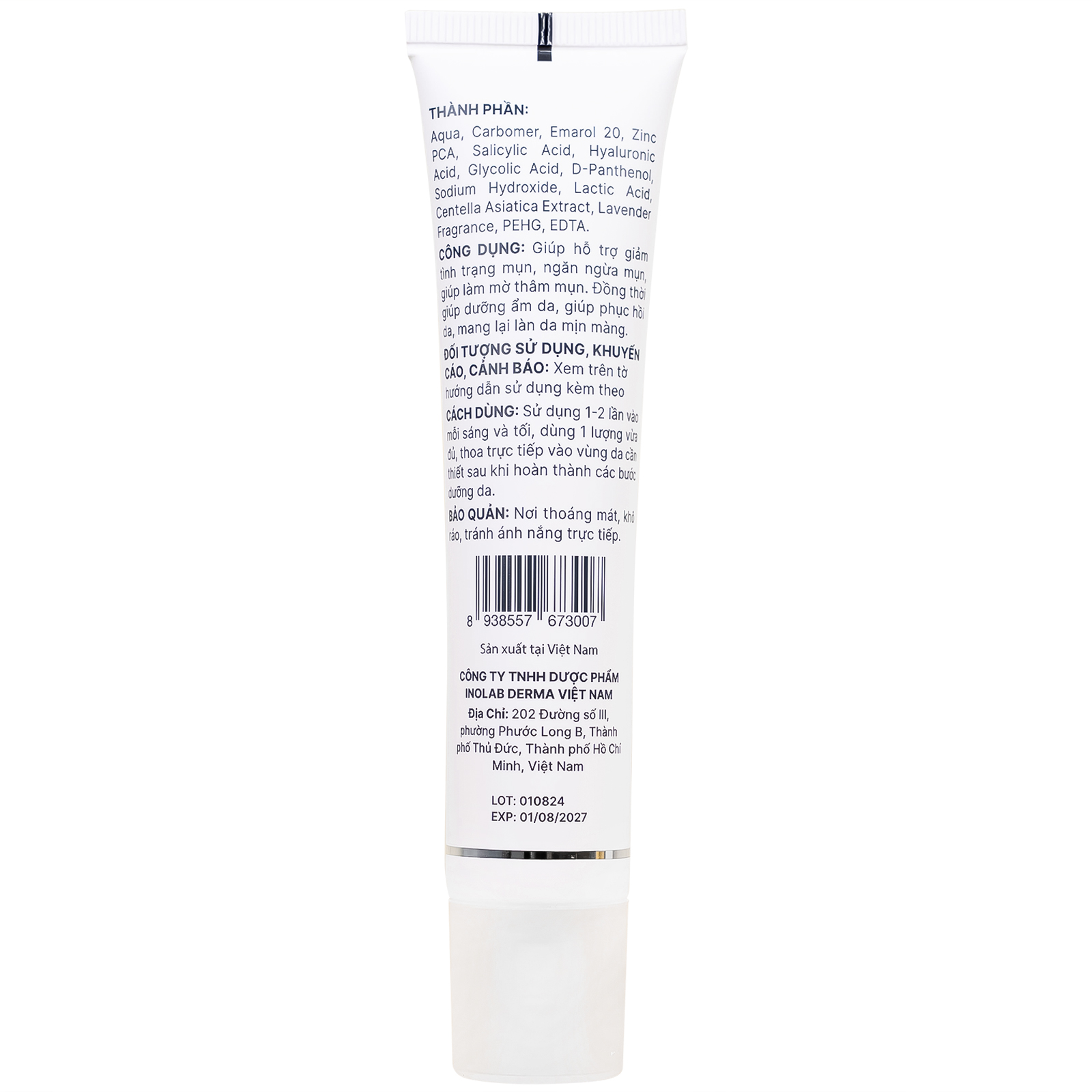 Hình ảnh Gel Actidem Derma giúp ngăn ngừa mụn, làm mờ vết thâm (40g)