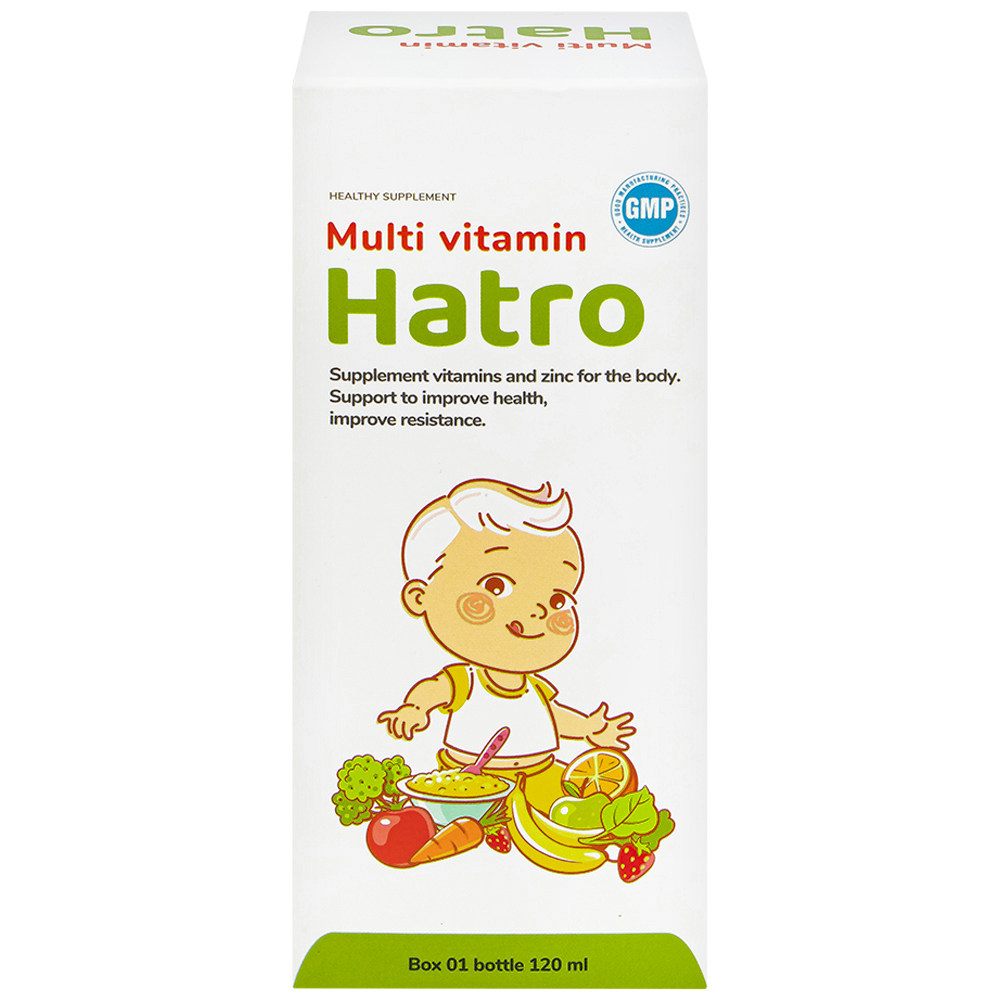 Hình ảnh Siro Multi Vitamin Hatro hỗ trợ tăng cường sức khỏe, nâng cao sức đề kháng (120ml) 