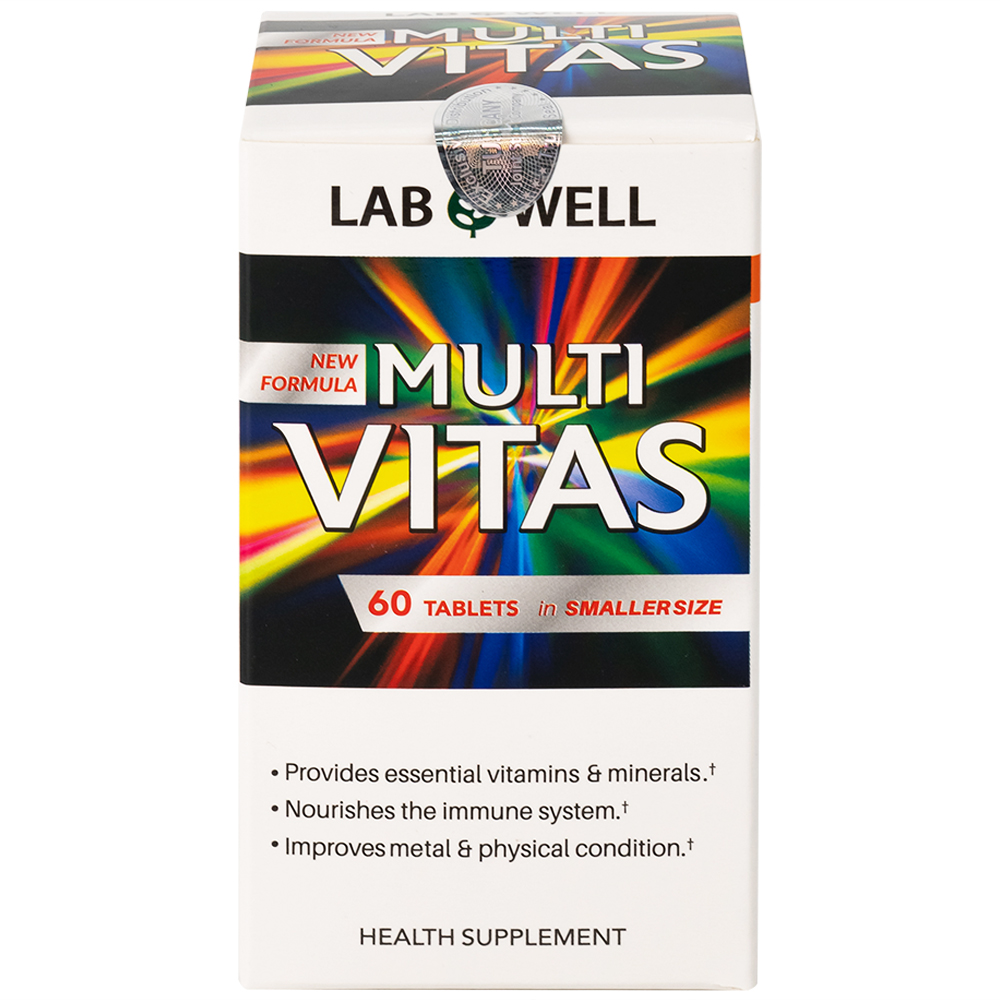 Hình ảnh Viên nén Multi Vitas Lab Well bổ sung vitamin và khoáng chất cho cơ thể (60 viên)