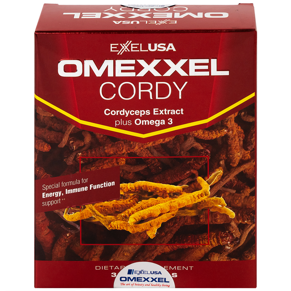 Hình ảnh Viên nang mềm Omexxel Cordy hỗ trợ tăng sức đề kháng (3 vỉ x 10 viên)