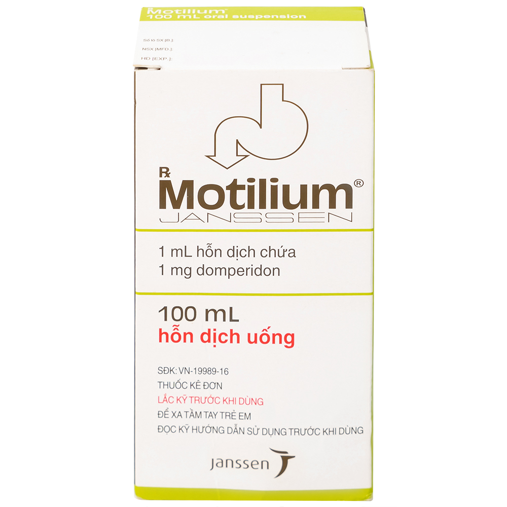 Hình ảnh Hỗn dịch uống Motilium Janssen điều trị triệu chứng nôn và buồn nôn (100ml)