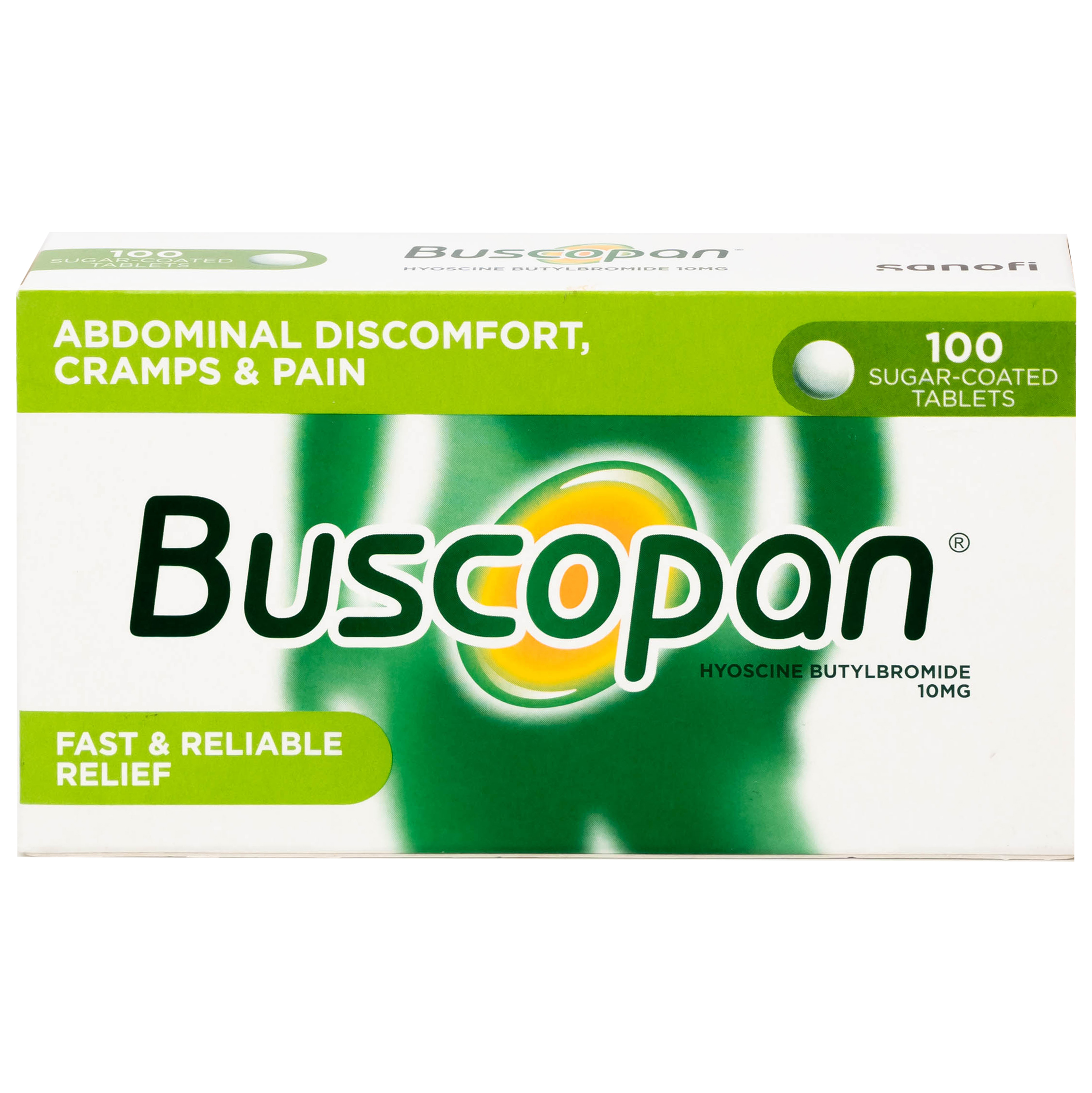 Hình ảnh Thuốc Buscopan 10mg Sanofi giảm co thắt cơ trơn đường sinh dục – tiết niệu (5 vỉ x 20 viên)