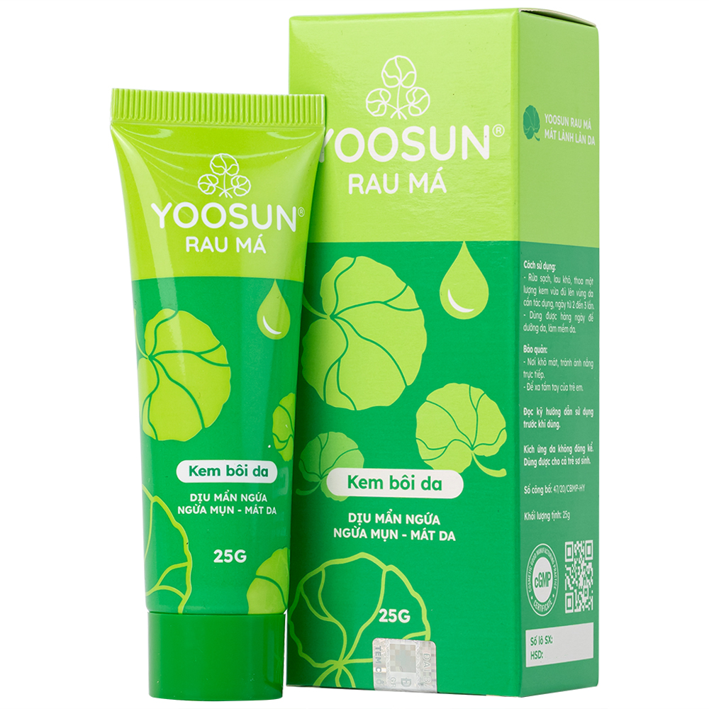 Kem bôi da Yoosun rau má Đại Bắc ngừa mụn, mát da, tránh sẹo (25g)