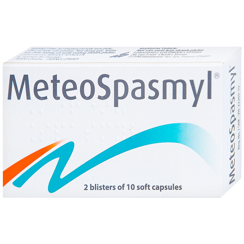 Hình ảnh Thuốc Meteospasmyl Mayoly Spindler điều trị các rối loạn đường ruột (2 vỉ x 10 viên)