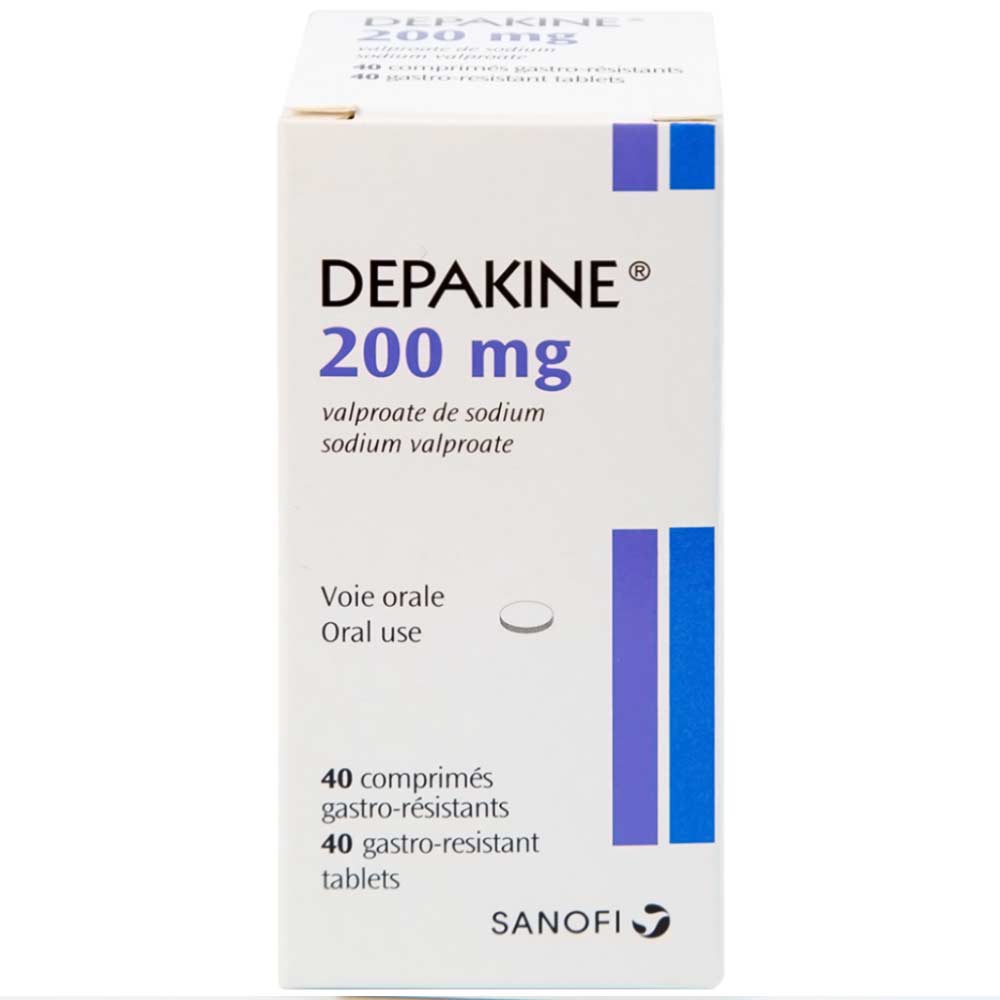 Hình ảnh Thuốc Depakine 200mg Sanofi điều trị động kinh (40 viên)