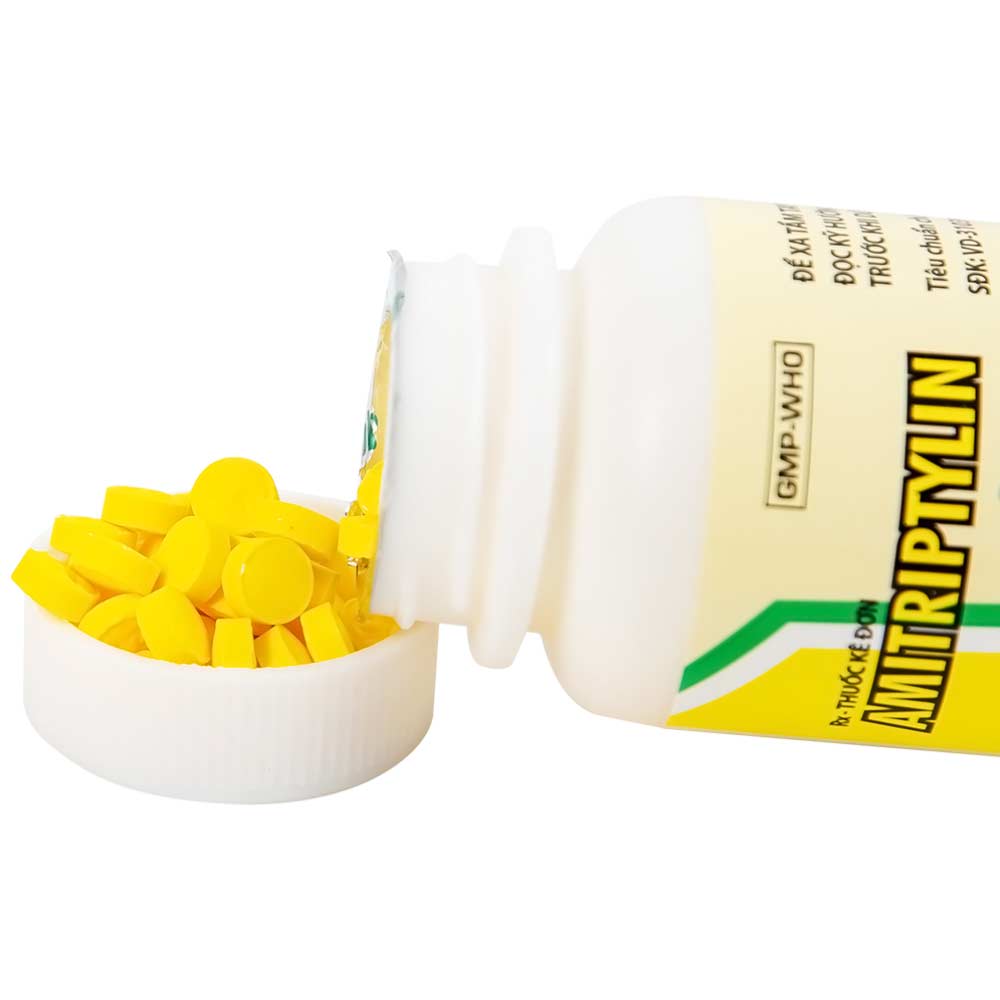 Hình ảnh Thuốc Amitriptylin 25mg Danapha điều trị trầm cảm (100 viên)