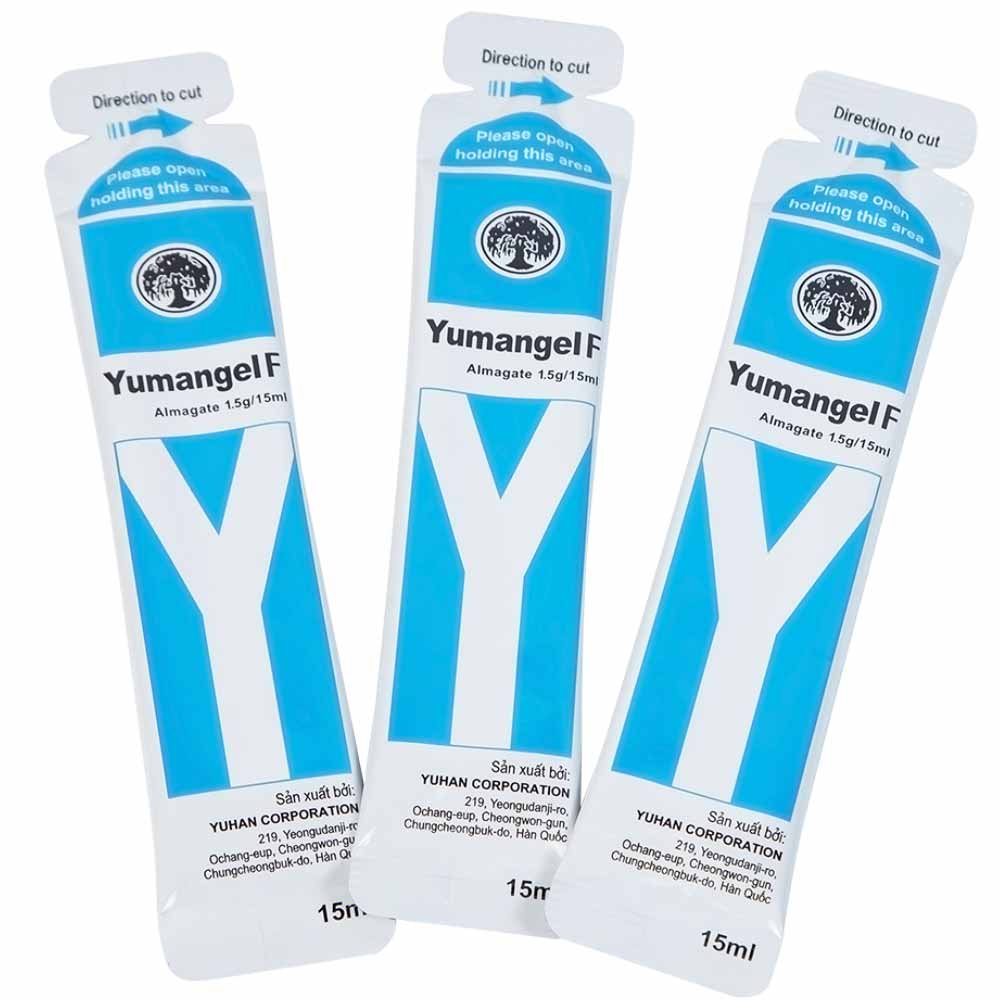 Hình ảnh Hỗn dịch uống Yumangel F Yuhan kháng acid và cả thiện loét dạ dày - tá tràng (20 gói x 15ml) 