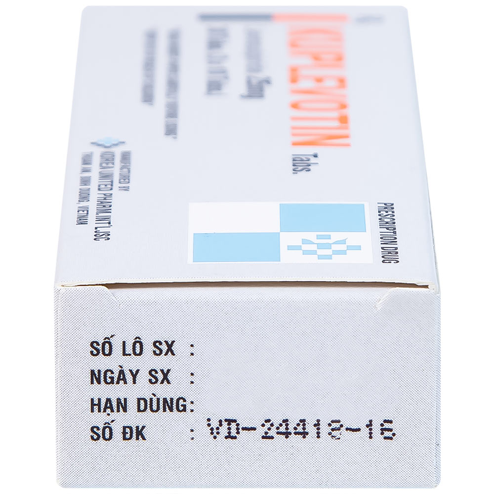 Hình ảnh Viên nén Kuplevotin 25mg Korea United điều trị rối loạn tiêu hóa, trướng bụng (3 vỉ x 10 viên) 