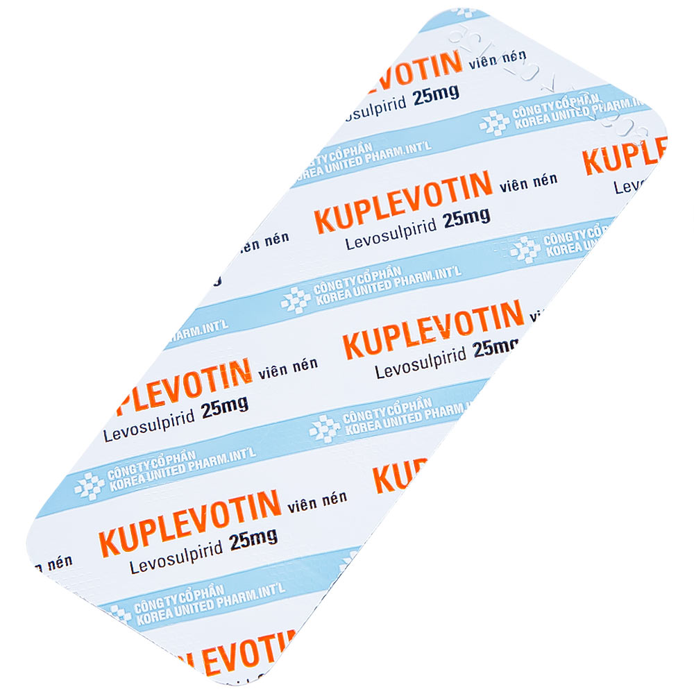 Hình ảnh Viên nén Kuplevotin 25mg Korea United điều trị rối loạn tiêu hóa, trướng bụng (3 vỉ x 10 viên) 