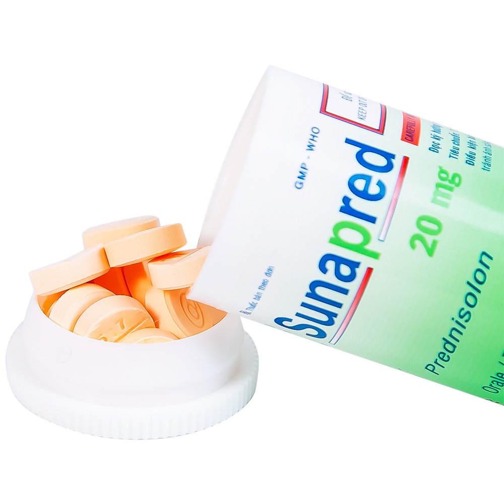 Hình ảnh Thuốc Sunapred 20mg Donaipharm chống viêm, chống dị ứng (30 viên)