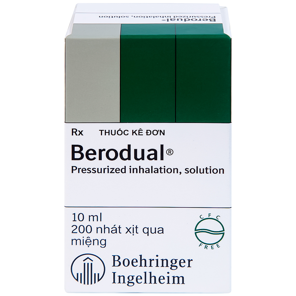 Hình ảnh Dung dịch Berodual Boehringer hỗ trợ giãn phế quản (10ml)