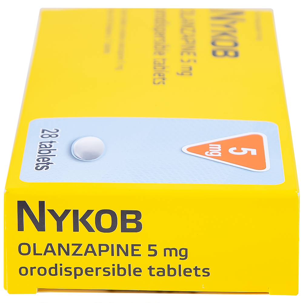 Hình ảnh Viên nén Nykob 5mg Genepharm SA điều trị tâm thần phân liệt (4 vỉ x 7 viên)