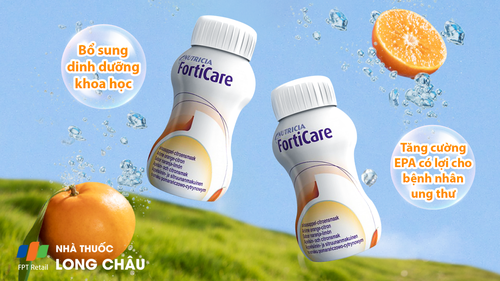 Sữa Forticare Nutricia hương cam 1