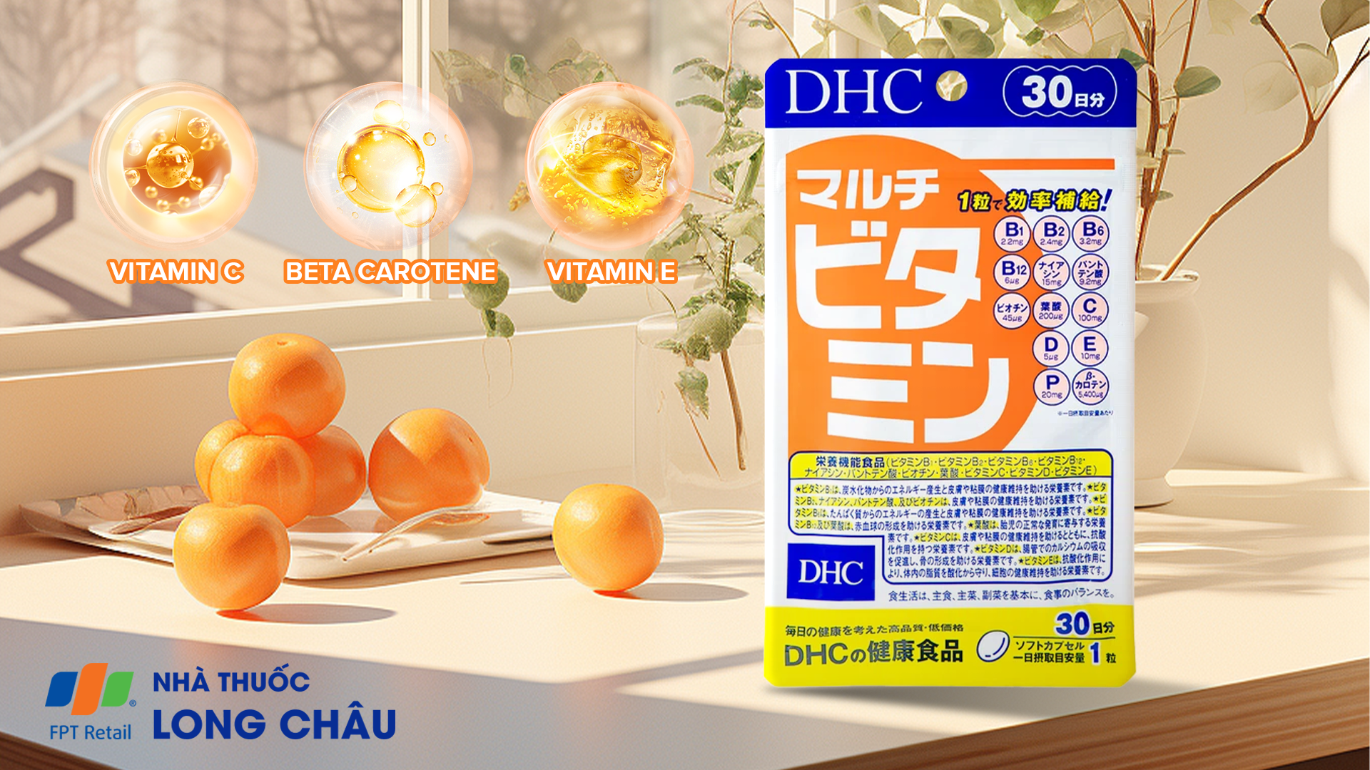 Viên uống DHC Multi Vitamins bổ sung các vitamin cho cơ thể, hỗ trợ bồi bổ sức khỏe (30 viên) 2.png