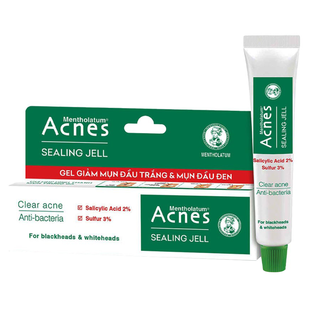 Gel giảm mụn đầu trắng và mụn đầu đen Acnes Sealing Jell Rohto (18g)