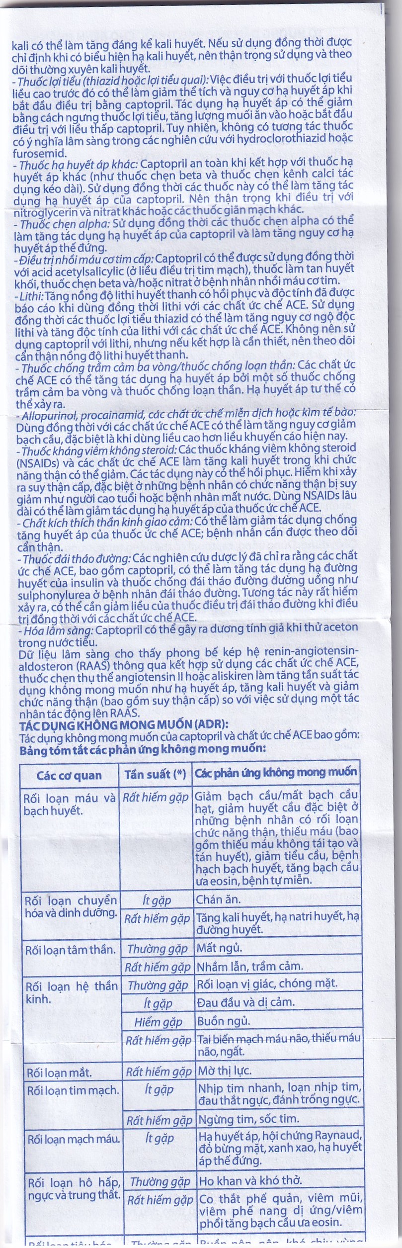 Hình ảnh Thuốc Captopril 25mg Domesco điều trị tăng huyết áp, suy tim, nhồi máu cơ tim (10 vỉ x 10 viên)