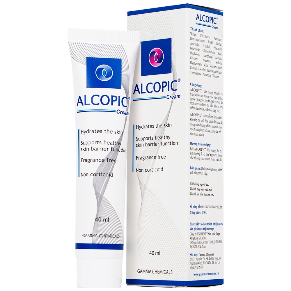 Kem Alcopic Gamma giảm ngứa, rát, đau do viêm da cơ địa, viêm da tiếp xúc (40ml) 1