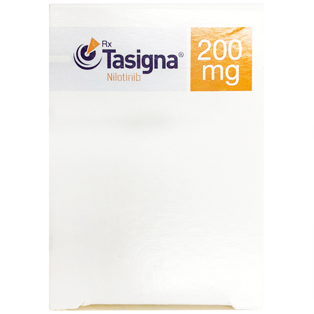 Hình ảnh Thuốc Tasigna 200mg Novartis điều trị bạch cầu tủy mạn (7 vỉ x 4 viên)