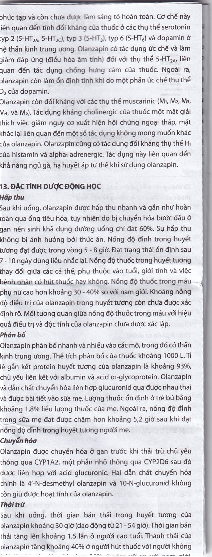 Hình ảnh Thuốc Zapnex-5 DaviPharm điều trị tâm thần phân liệt (6 vỉ x 10 viên) 
